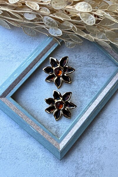 Meva Takı ve Aksesuar Flower Earrings I Mev'Art Collection
