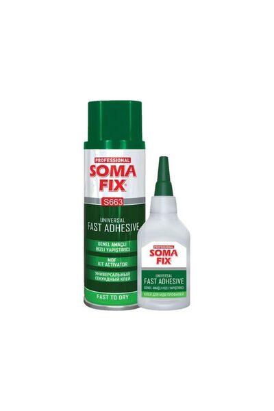 Somafix SOMA FIX Professional Universal Fast Adhesive with activator - 200ml - S663