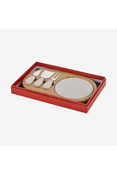 CHIARA ALESSI Acacia Elegance Kahverengi Ahşap Peynir Sunum Tabağı