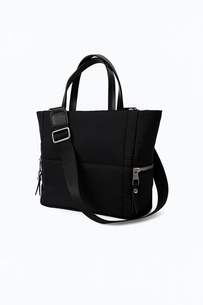 Kumsal Allure Parachute Fabric Hand and Shoulder Bag