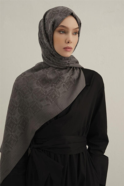 Armine Lyocell Naia Square Monogram Shawl 6