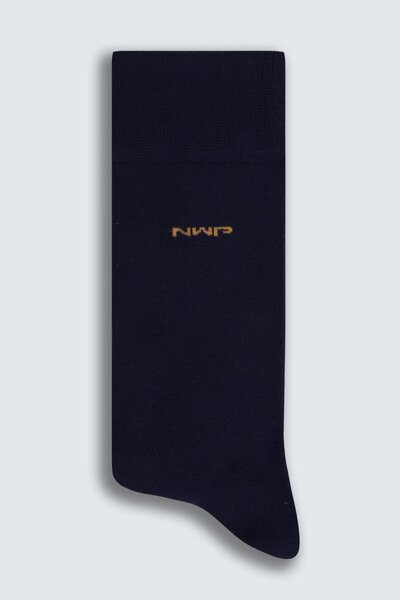 NEW WORLD POLO Navy blue modal men's socks