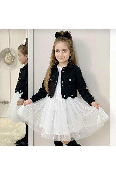 Milon Moda 3-خيط مبطن بالصوف سترة وفستان وإبزيم