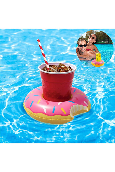 Boldy Donut Cup Holder Inflatable - Floating Drink Holder - Cup Holder-Sea Cup Holding Inflatable-Drink Holder