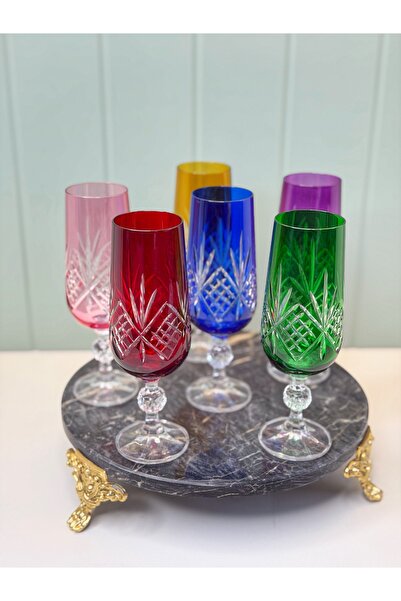 dunyazuccaciye Atelier Z 6-Person Bohemia Crystal Coffee Side Table