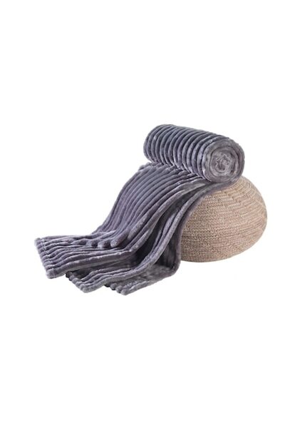 OEM Flannel blanket, Holiday Heimtex, 150x200 cm, Gray