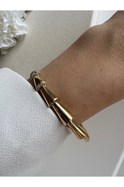 Gais Xuping Gold Koni Dizilim Kelepçe Bilezik
