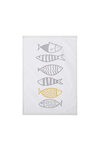 Nef Nef Homeware Kitchen Towel Velour Fish Style 40X60 Ecru