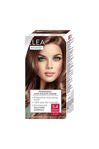 Elea Professional Hair Dye 5.4 Golden Brown, 123 ml