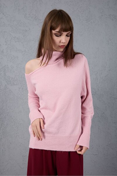 Su Moda Women's Knitwear Sweater Soft Off-The-Shoulder Trend New Year Skiing Relaxed Fit