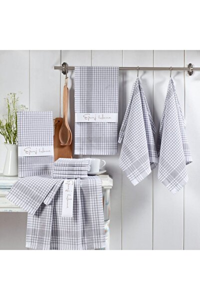 Asir Kitchen towel 45x65 cm Kup - Grey