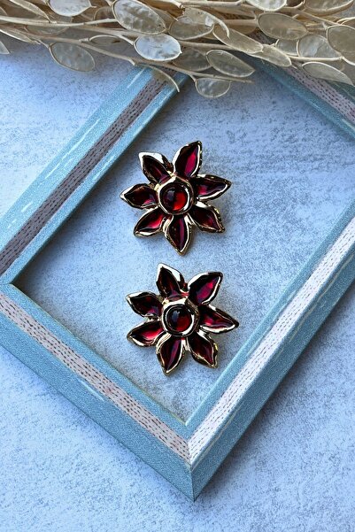 Meva Takı ve Aksesuar Flower Earrings I Mev'Art Collection