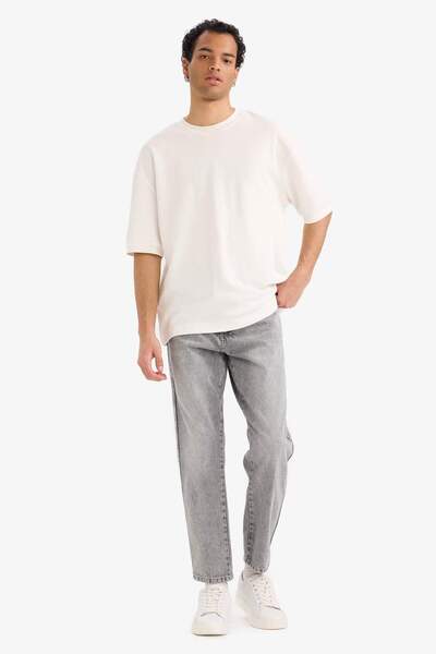 DeFacto 90S Slim Fit Straight Leg Jean Pants F4057Ax25Wn