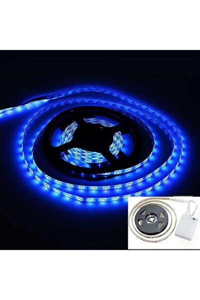 Led 3 m self-adhesive blue tape with remote control