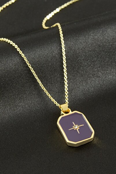 makay Star Enamel Necklace