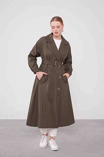 Levidor Τζάκετ με λεπτομέρεια από καουτσούκ με λαβή χακί