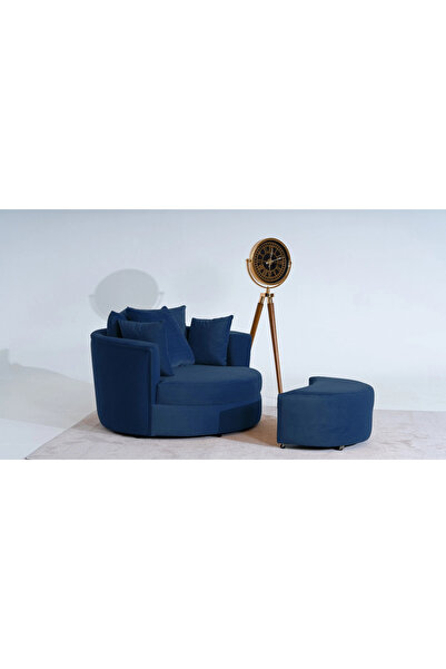 CAN METAL AY DİNLENME KOLTUK ( BERJER & HAREKETLİ PUF DAHİL ) DİNLENME BERJER SETİ