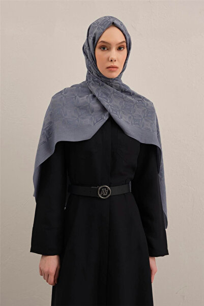 Armine Lyocell Naia Square Monogram Shawl 6 26