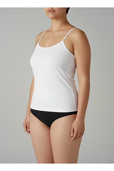 balkonda Γυναικεία μπλουζάκια Ribana Mat με ρέλι με λουράκια από βαμβάκι, συσ...