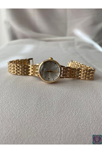 uyguntakıaksesuar Gold Color Thin Band Women's Steel Watch – Minimal & Elegan...