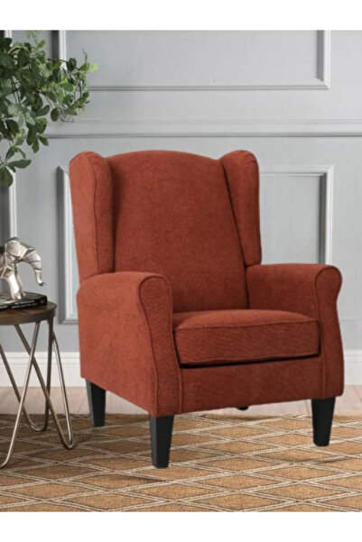 BEC13 كرسي فوتيه (Wingback) كلاسيكي ومريح لغرفة المعيشة