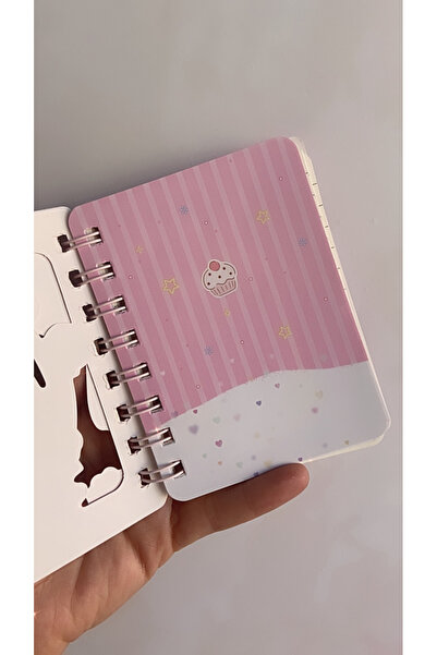 synshop Kuromi Cinnamoroll My Melody Melody Gilded Cover Lined Spiral Notebook School Office Gift