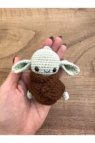 Thezuffy سلسلة مفاتيح شخصيات أميجورومي مصنوعة يدويًا - 100% قطن، إكسسوار محبو...