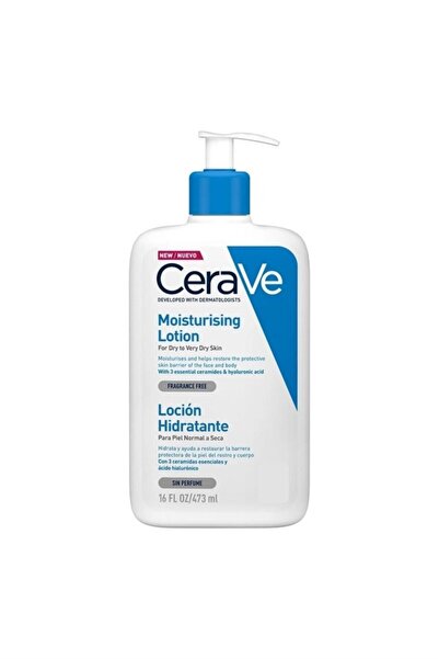 CeraVe Nemlendirici Losyon Kuru Ciltler Seramid ve Hyalüronik Asit İçerikli Yüz Vücut 473ml