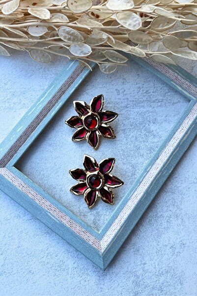 Meva Takı ve Aksesuar Flower Earrings I Mev'Art Collection