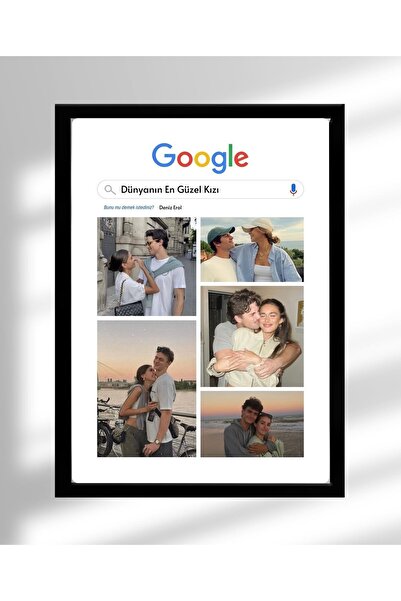 jo jewelry Kişiye Özel Google Tasarımlı Tablo – Sevgiliye Hediye, Dünyanın En...