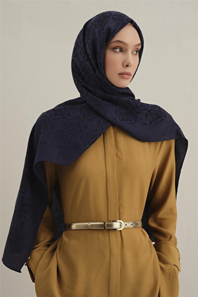 Armine Lyocell Naia Square Monogram Shawl 6