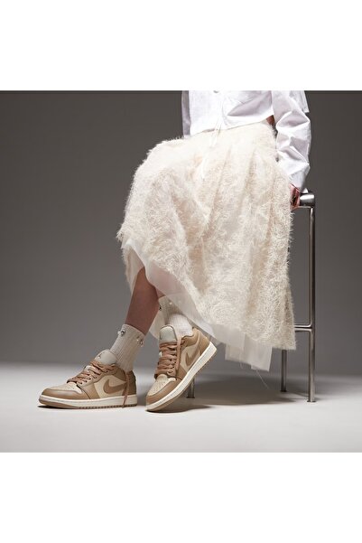 Nike AİR JORDAN 1 LOW KAHVERENGİ KADIN SNEAKER AYAKKABI-SPORTXOUTLET