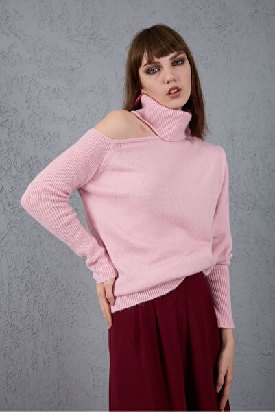 Su Moda Women's Knitwear Sweater Soft Off-The-Shoulder Trend New Year Skiing Relaxed Fit