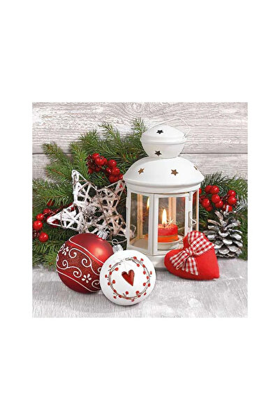 Ambiente Table napkins 33x33cm White lantern FSC Mix