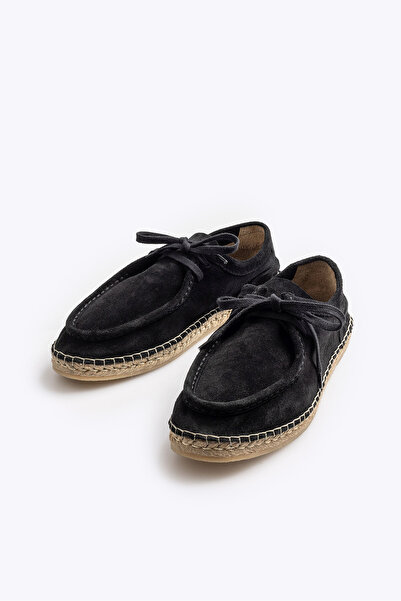 GIESTO Suede Black Shoes