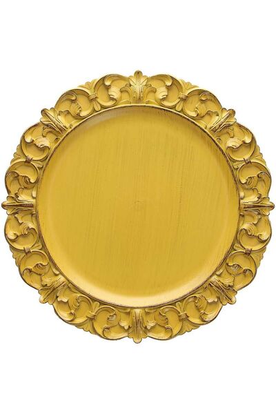 Andrea Fontebasso Platou rotund de servire Lirico, polipropilenă, 35 cm, galben