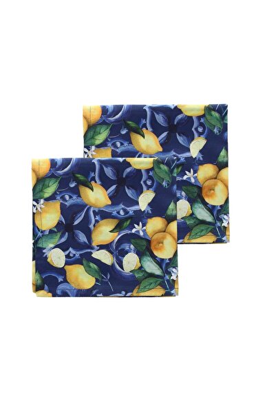 Andrea Fontebasso Set de 2 șervețele textile 40x40 cm Lămâi multicolore