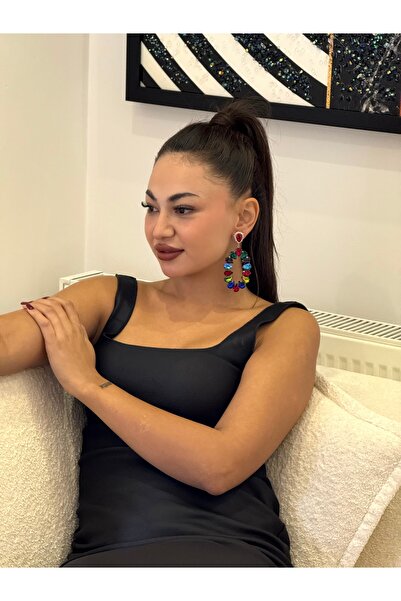 Gamze Ege Fashion Tasarım küpe kırmızı