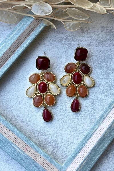 Meva Takı ve Aksesuar Earth Reflection Earrings I Mev'Art Collection