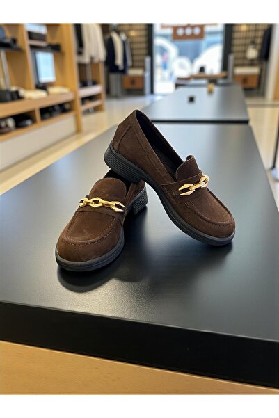 Mammamia D25Ka-725 Brown Genuine Leather Full Orthopedic Women's Casual Daily Shoes