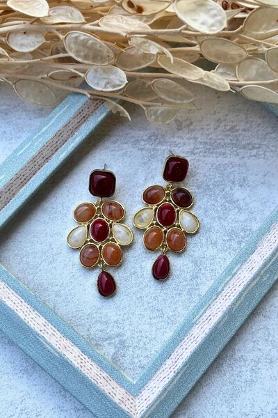 Meva Takı ve Aksesuar Earth Reflection Earrings I Mev'Art Collection