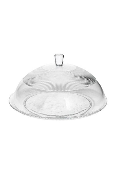 Andrea Fontebasso Clear Glass Fruit Bowl with Lid 33 cm (Transparent)