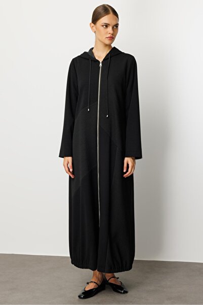 Micca Otto Kumaş ve Düz Krep Doku İle Pach Edilmiş içi Komple Astarlı Zamansız Mevsimlik Trench / Kap-Siya