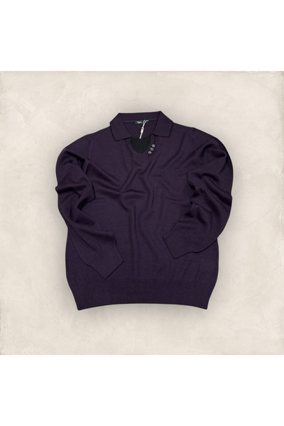 Neyir Düğmeli Polo Yaka Kazak