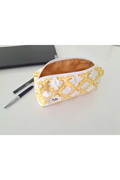 MB Suport pentru stilou galben cu model trifoi - țesătură Duck - un singur co...