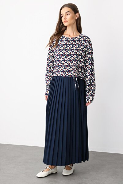 Micca Aller Üst Empirme Alt Pilise Elbise Zamansız Kap-Elbise-Laci