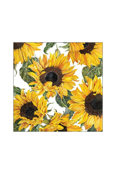 Ambiente Table Napkins 33x33 cm Sunflowers blossoming FSC Mix