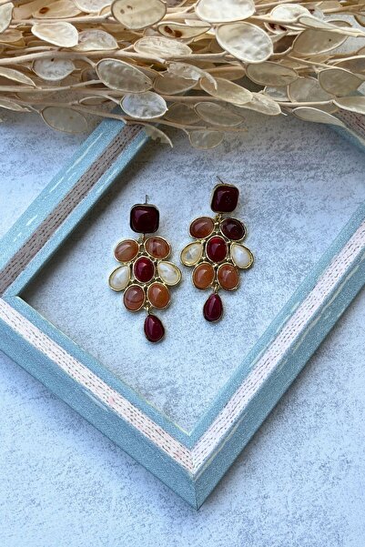 Meva Takı ve Aksesuar Earth Reflection Earrings I Mev'Art Collection