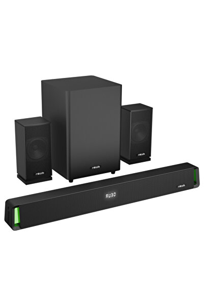 Mikado MD-SBT35, 160W, 5+1, Masaüstü, BT/AUX/USB/HDMI/OPTICAL, Soundbar, Siyah Kasa, Ev Sinema Siste