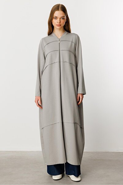 Micca BEN Özel Pamuk Karışımlı Dökümlü ve Konforlu Kap-Gri